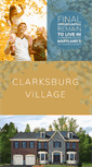 Mobile Screenshot of clarksburgvillage.com
